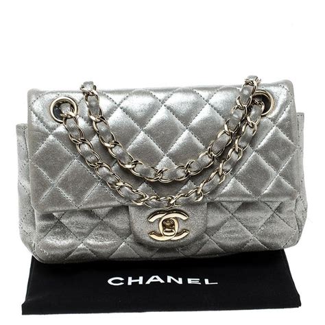 classic chanel bag silver|Chanel bags for women classic.